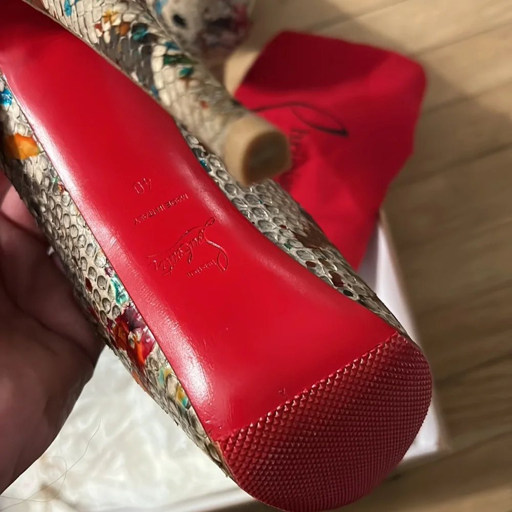 Louboutin Highness python - Picture 2 of 4